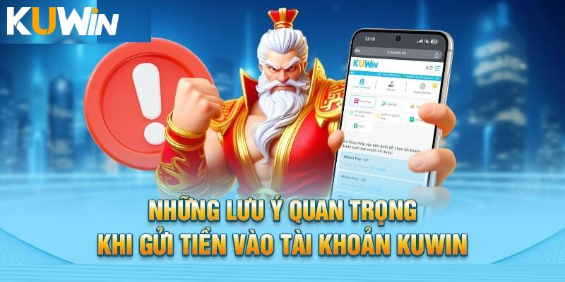 Một vài lưu ý khi tiến hành nạp tiền tại hệ thống Kuwin